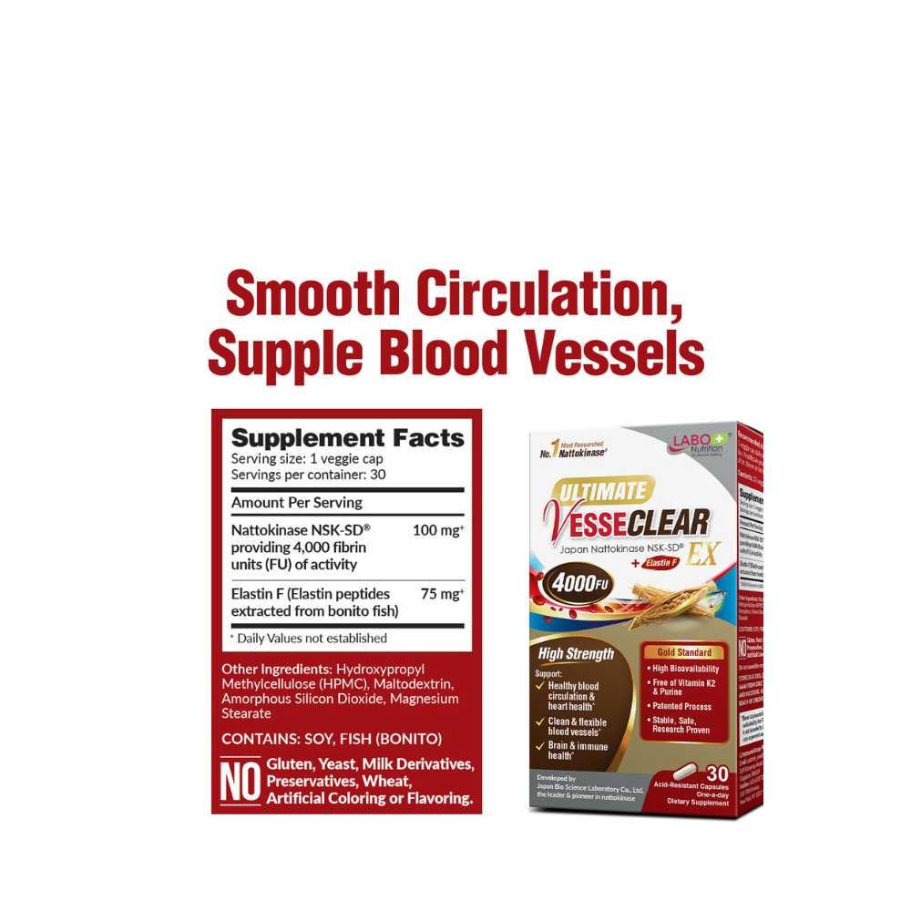 Labo Nutrition Ultimate Vesse CLEAR EX 4000FU 30Veggie Capsules Twin Pack - Metro Singapore Departmental Store - Celebrating 69 Years in SG