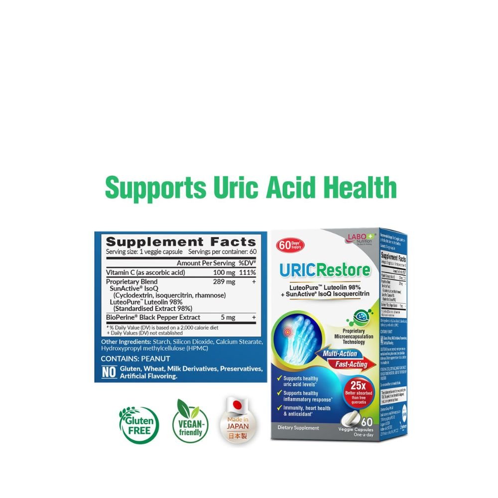 Labo Nutrition UricRestore 60 Veggie Capsules Twin Pack - Metro Singapore Departmental Store - Celebrating 69 Years in SG