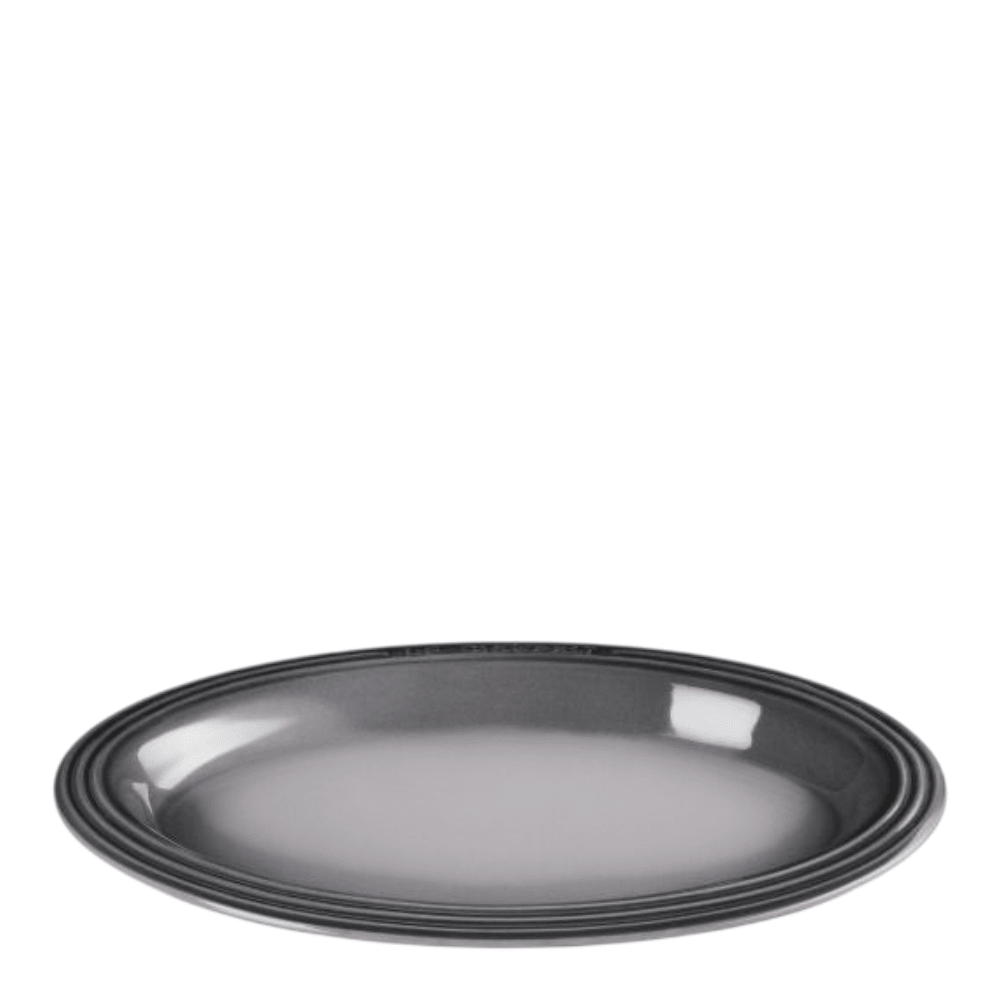Le Creuset Leger Oval Plate 25cm - Flint - Metro Singapore Departmental Store - Celebrating 69 Years in SG