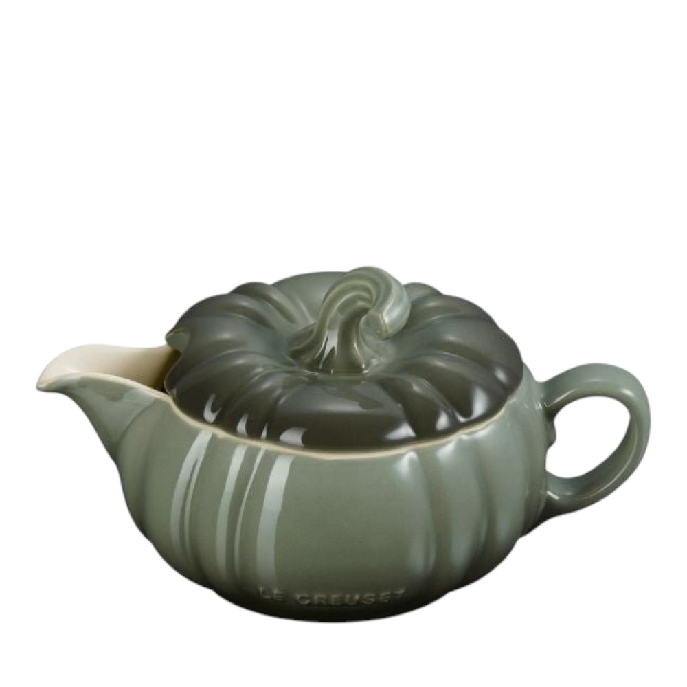 Le Creuset Pumpkin Gravy Boat with Lid 400ml - Metro Singapore Departmental Store - Celebrating 69 Years in SG