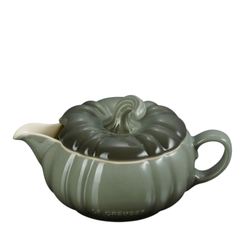 Le Creuset Pumpkin Gravy Boat with Lid 400ml - Metro Singapore Departmental Store - Celebrating 69 Years in SG