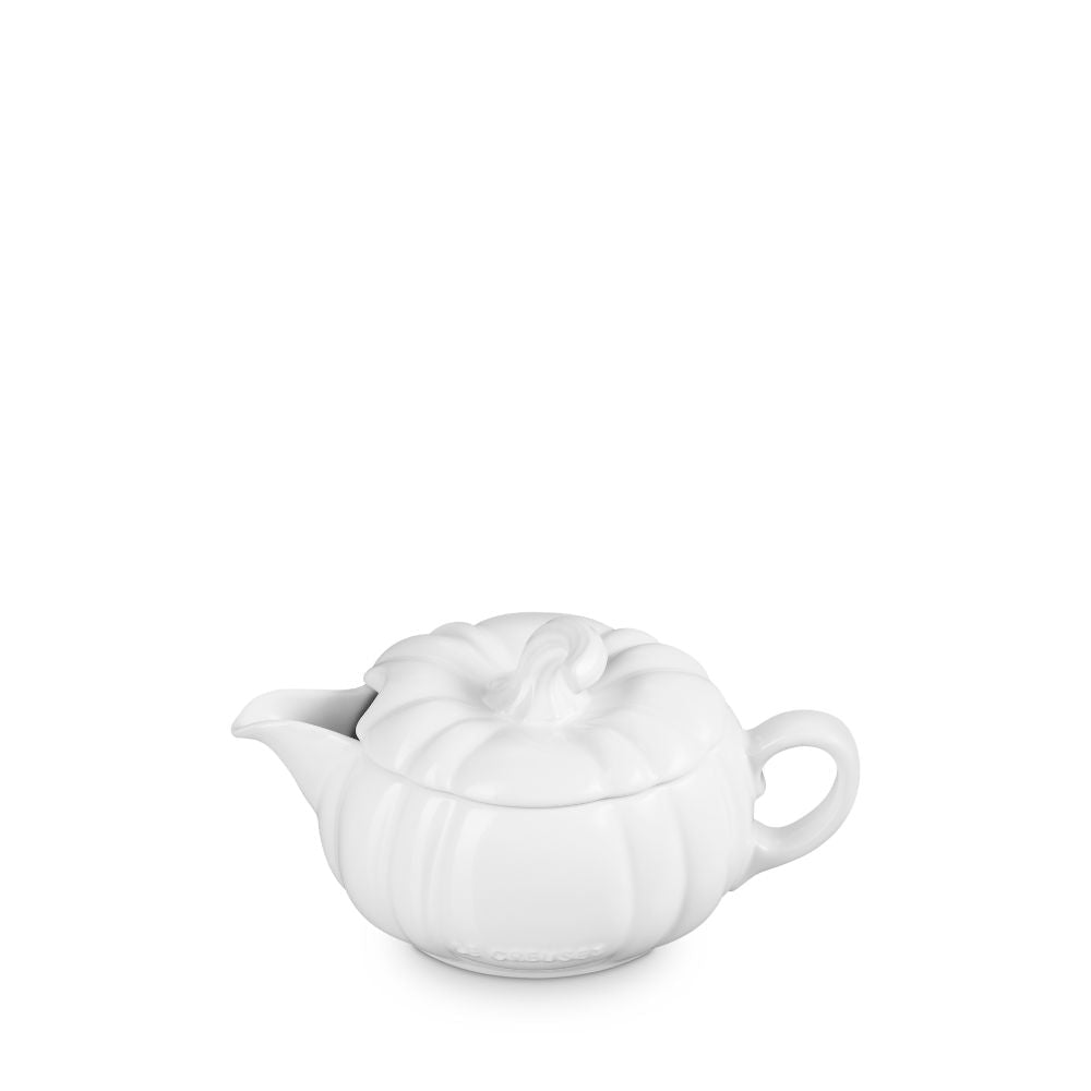 Le Creuset Pumpkin Gravy Boat with Lid 400ml - Metro Singapore Departmental Store - Celebrating 69 Years in SG