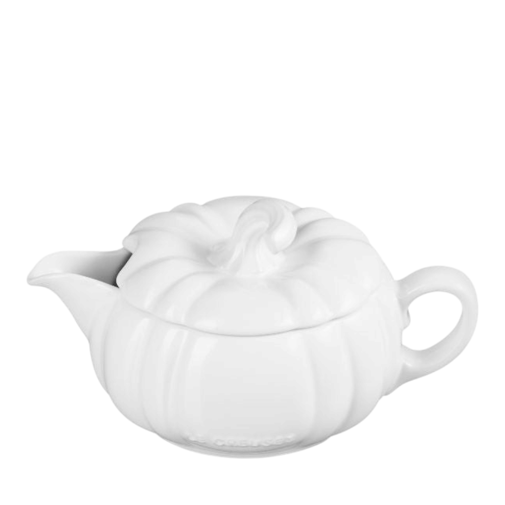 Le Creuset Pumpkin Gravy Boat with Lid 400ml - Metro Singapore Departmental Store - Celebrating 69 Years in SG