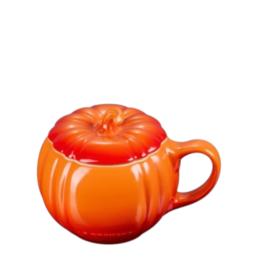 Le Creuset Pumpkin Mug with Lid 400ml - Metro Singapore Departmental Store - Celebrating 69 Years in SG