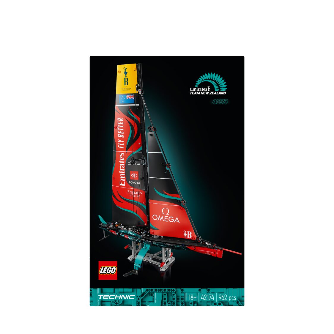 Lego Emirates Team New Zealand AC75 Yacht 42174 - Metro Singapore Departmental Store - Celebrating 69 Years in SG