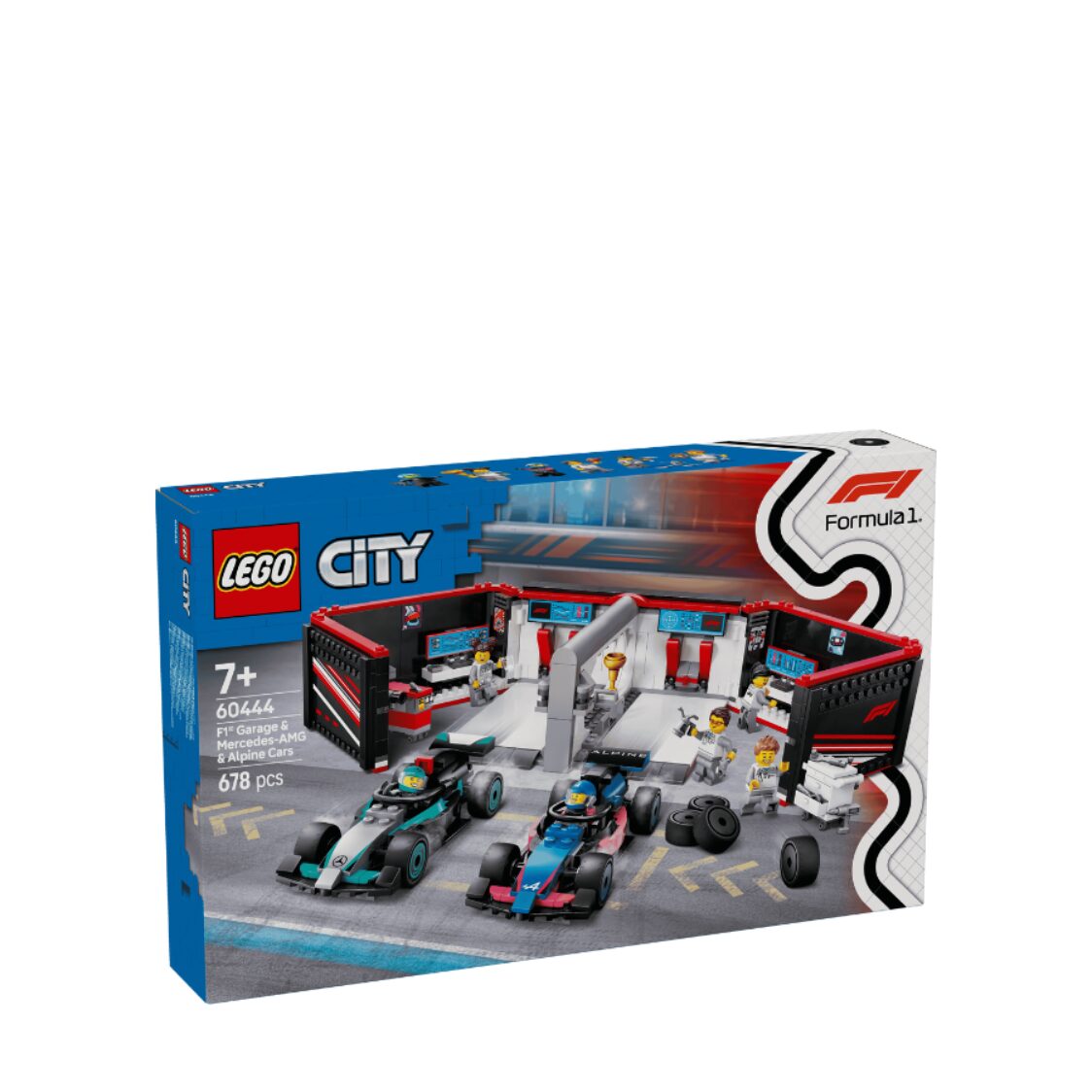 Lego F1® Garage & Mercedes - AMG & Alpine Cars 60444 - Metro Singapore Departmental Store - Celebrating 69 Years in SG
