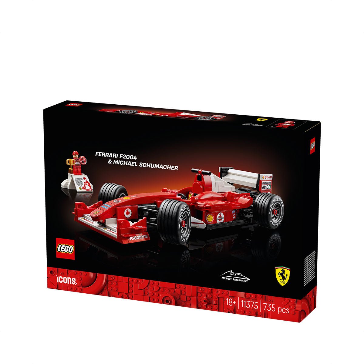 Lego Ferrari F2004 & Michael Schumacher 11375 - Metro Singapore Departmental Store - Celebrating 69 Years in SG