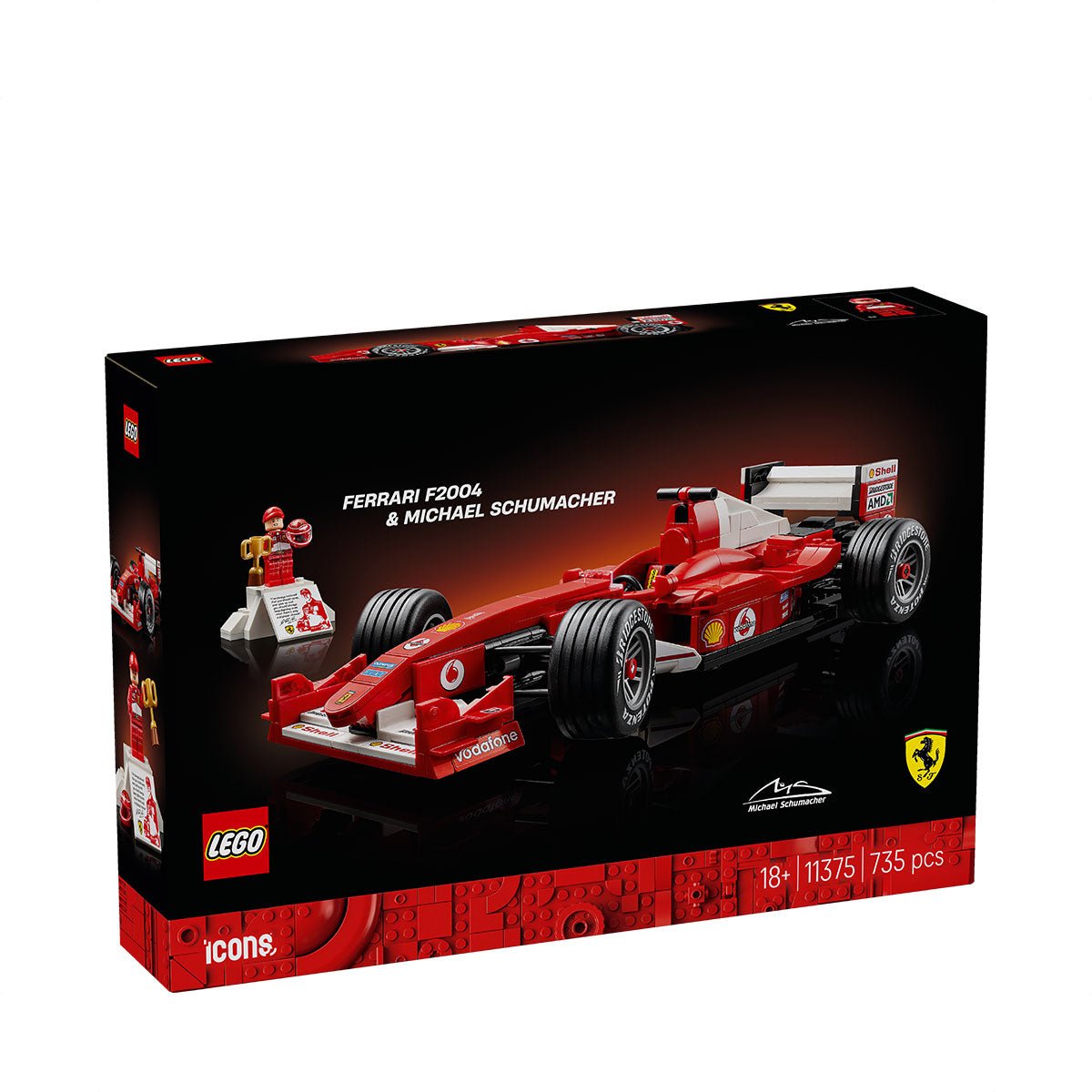 Lego Ferrari F2004 & Michael Schumacher 11375 - Metro Singapore Departmental Store - Celebrating 69 Years in SG