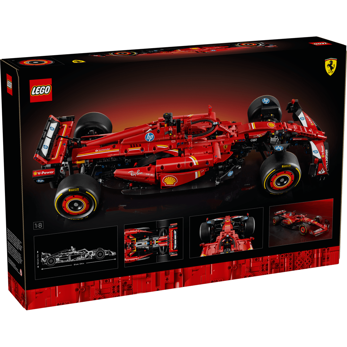 Lego Ferrari SF - 24 F1 Car 42207 - Metro Singapore Departmental Store - Celebrating 69 Years in SG