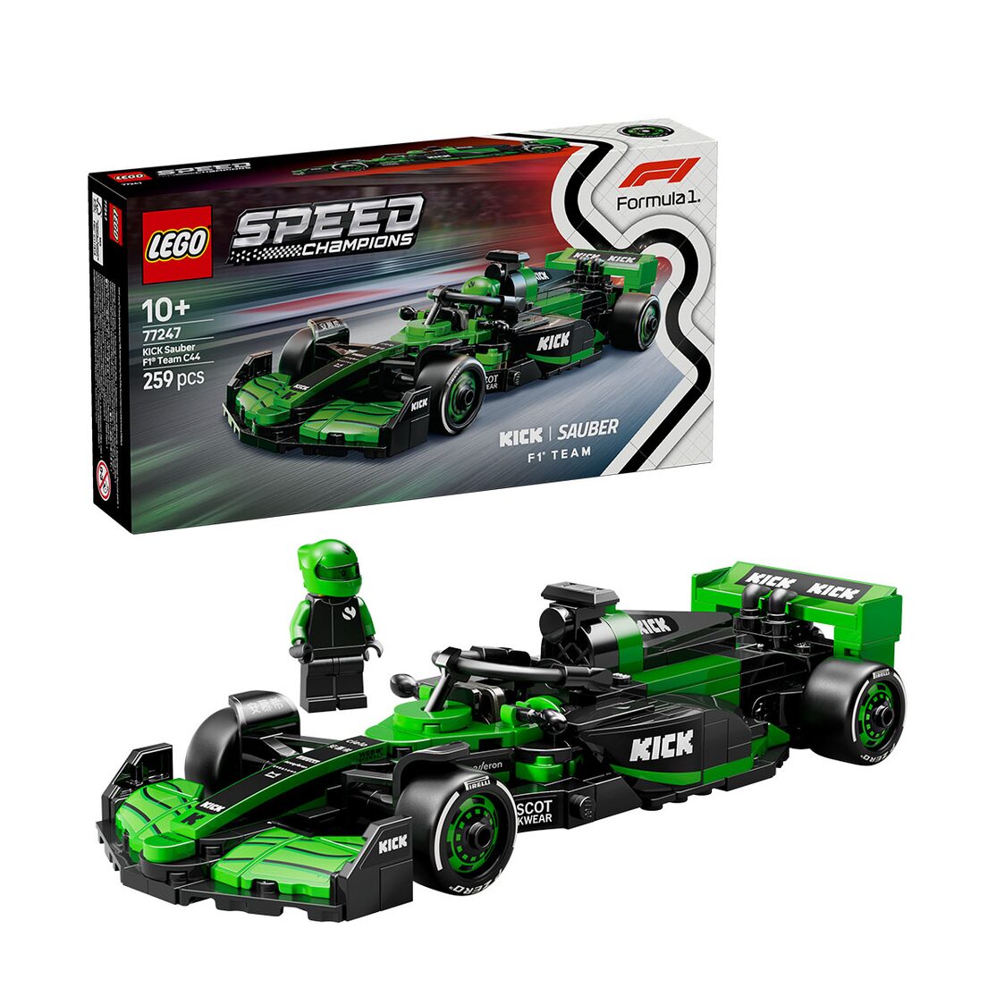 Lego KICK Sauber F1® Team C44 Race Car 77247 - Metro Singapore Departmental Store - Celebrating 69 Years in SG