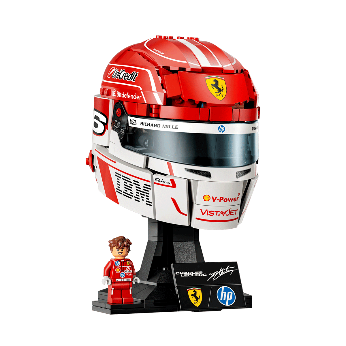 Lego Scuderia Ferrari HP Charles Leclerc Helmet 43014 - Metro Singapore Departmental Store - Celebrating 69 Years in SG