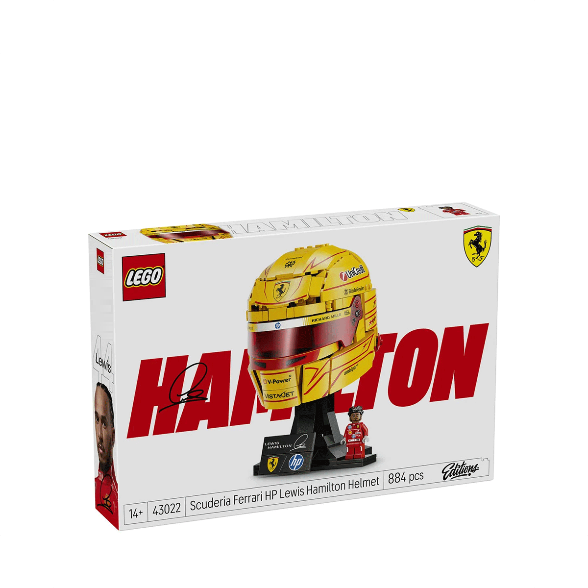 Lego Scuderia Ferrari HP Lewis Hamilton Helmet 43022 - Metro Singapore Departmental Store - Celebrating 69 Years in SG