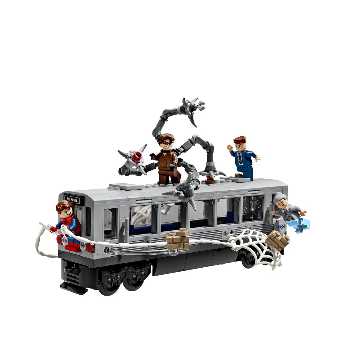 Lego Spider - Man vs. Doc Ock Subway Train Scene 76321 - Metro Singapore Departmental Store - Celebrating 69 Years in SG