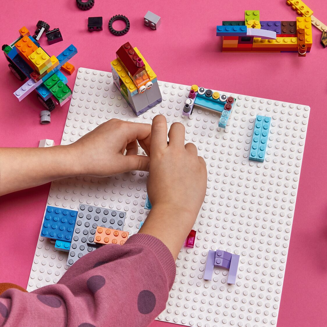 Lego White Baseplate 11026 - Metro Singapore Departmental Store - Celebrating 69 Years in SG