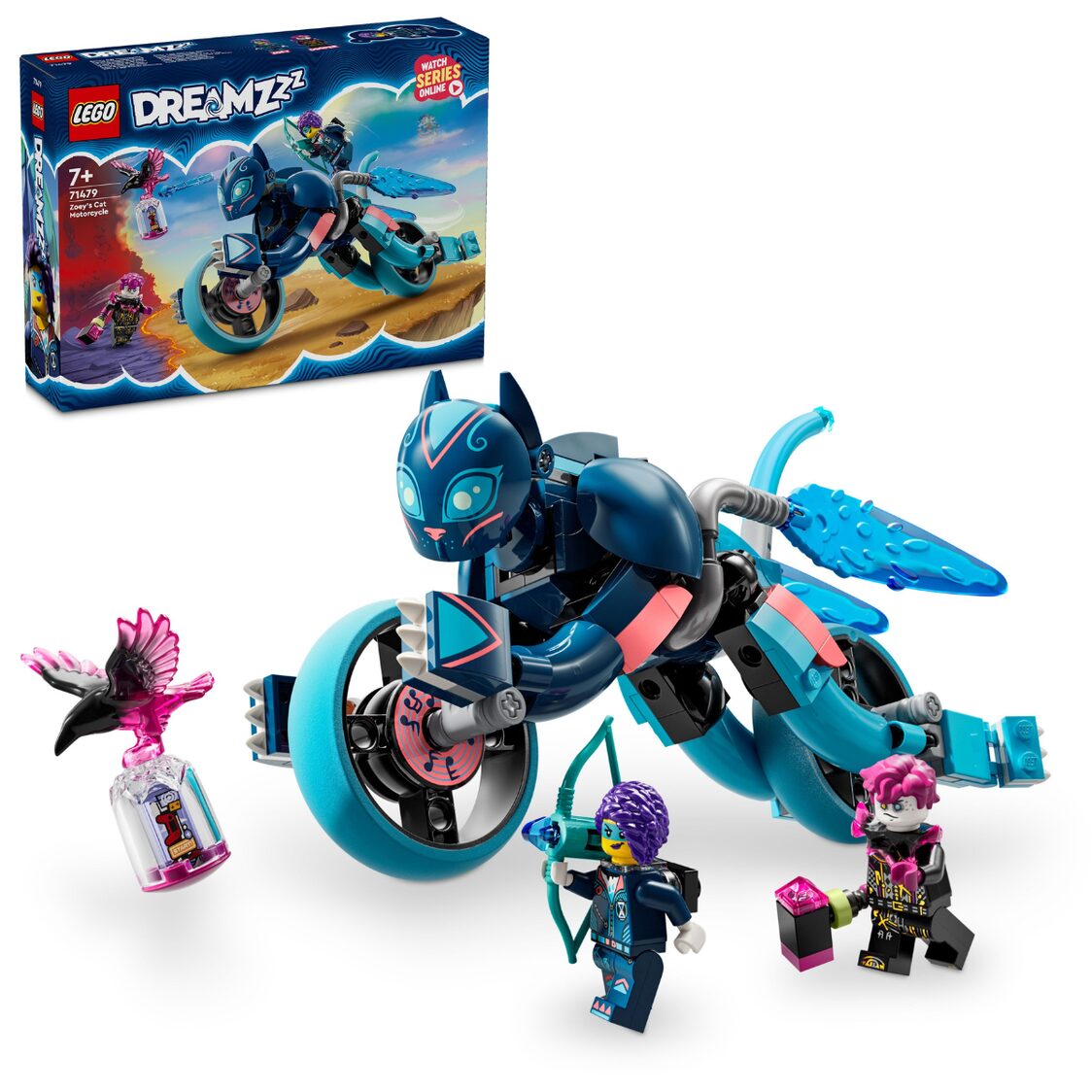 Lego Zoey's Cat Motorcycle 71479 - Metro Singapore Departmental Store - Celebrating 69 Years in SG