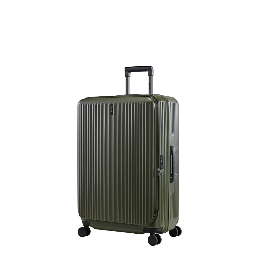 Eminent Alfred KK50-1 Olive Green Flat-Top Opening Expandable Trolley Case