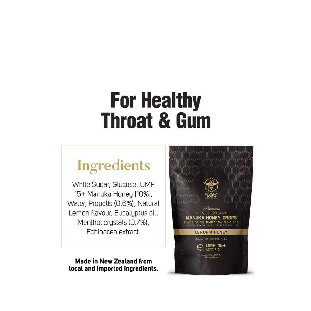 Manuka South UMF 15+ Manuka Honey Drops 25s Twin Pack - Metro Singapore Departmental Store - Celebrating 69 Years in SG