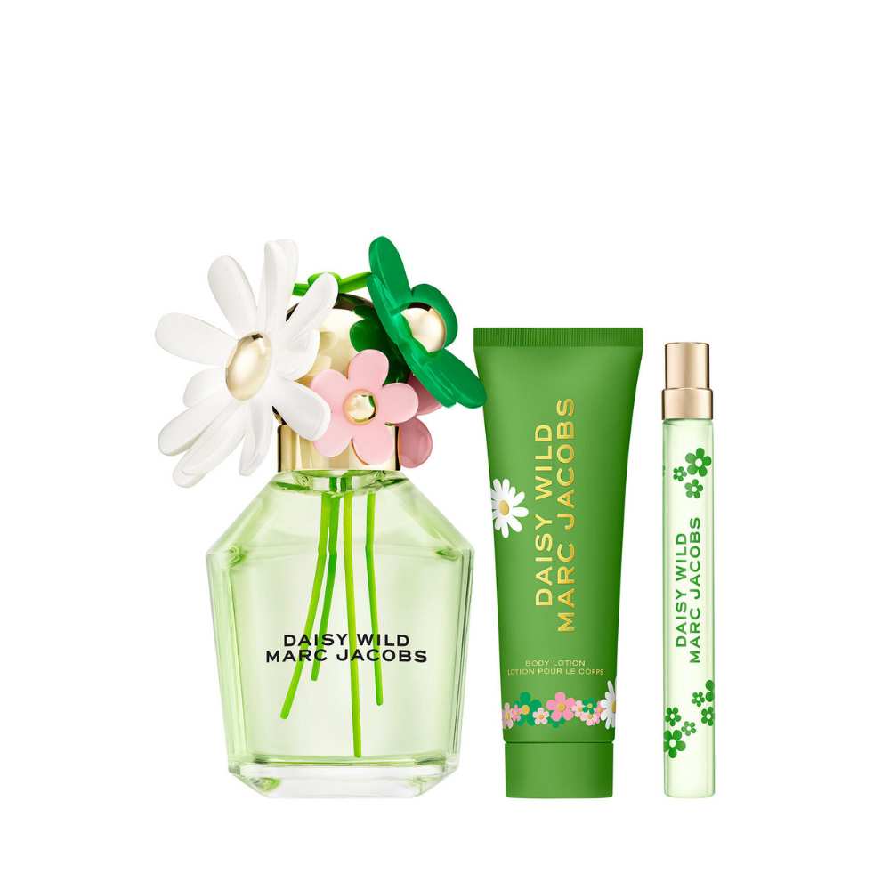 Marc Jacobs Daisy Wild Eau de Parfum for Women & Body Lotion Trio Gift Set - Metro Singapore Departmental Store - Celebrating 69 Years in SG