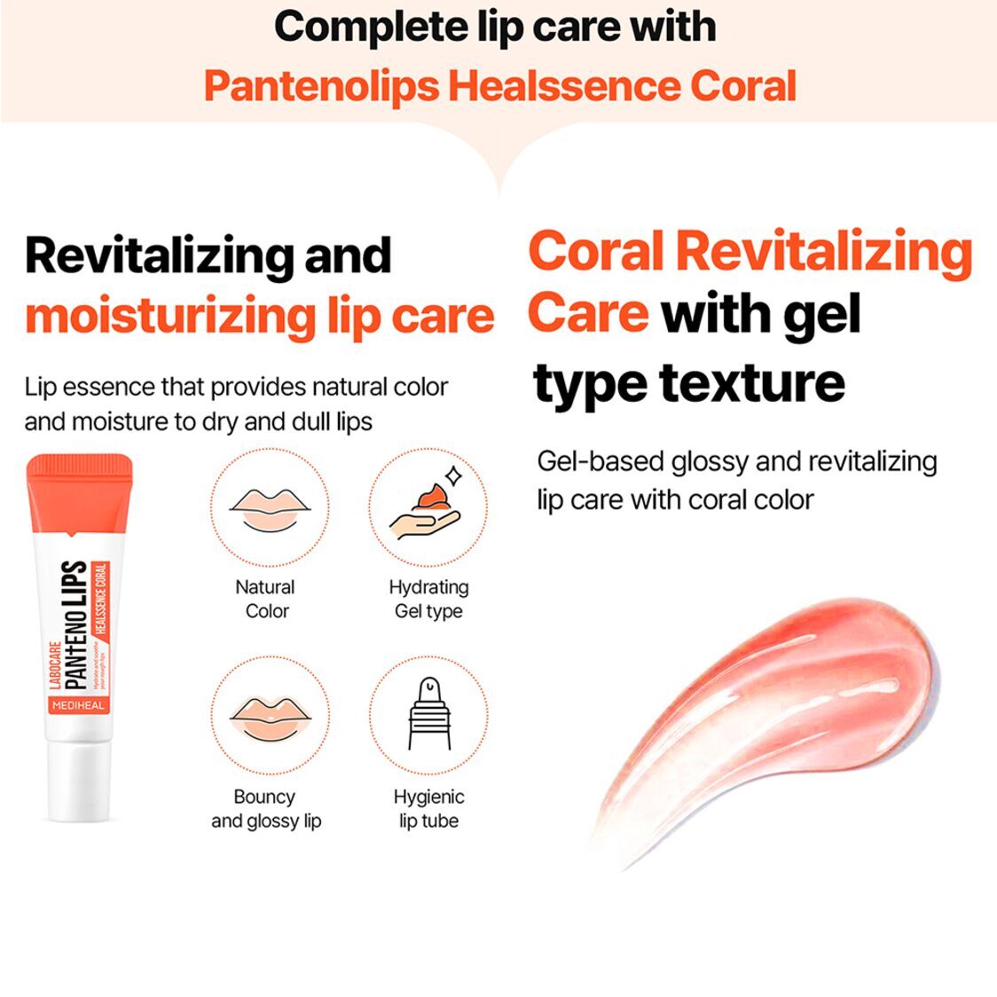 Mediheal Labocare Pantenolips Healssence Coral 10ml 505601 - Metro Singapore Departmental Store - Celebrating 69 Years in SG