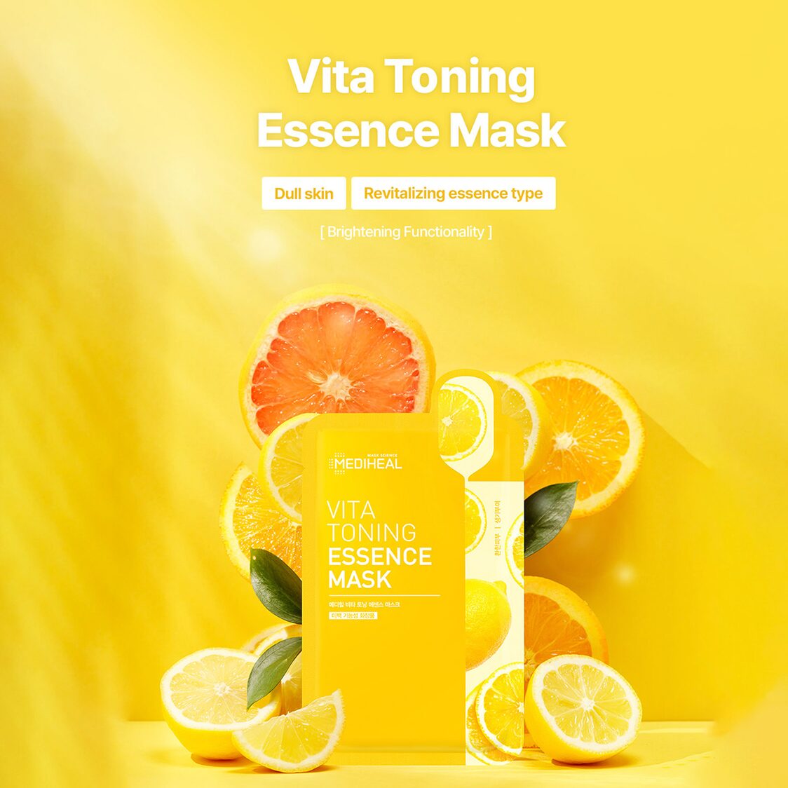 Mediheal Vita Toning Essence Mask 15x20ml 505587 - Metro Singapore Departmental Store - Celebrating 69 Years in SG