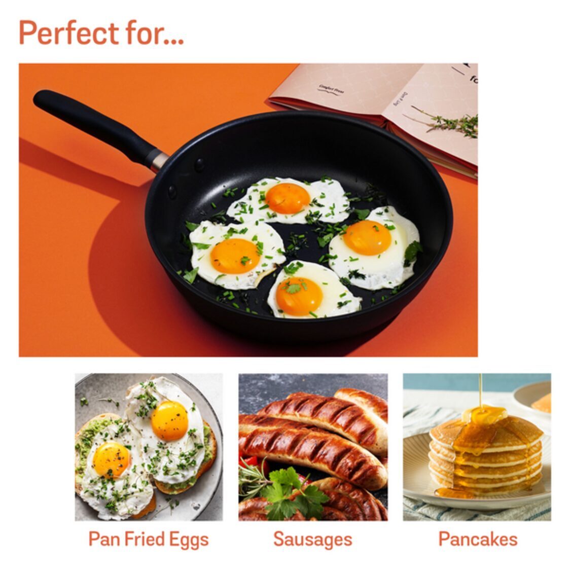 Meyer Accent Nonstick Open Frypan (Induction) 28cm - Metro Singapore Departmental Store - Celebrating 69 Years in SG