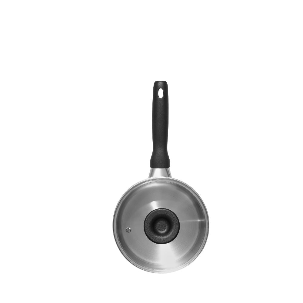 Meyer Luna Stainless Steel Saucepan with Glass Lid - Metro Singapore Departmental Store - Celebrating 69 Years in SG