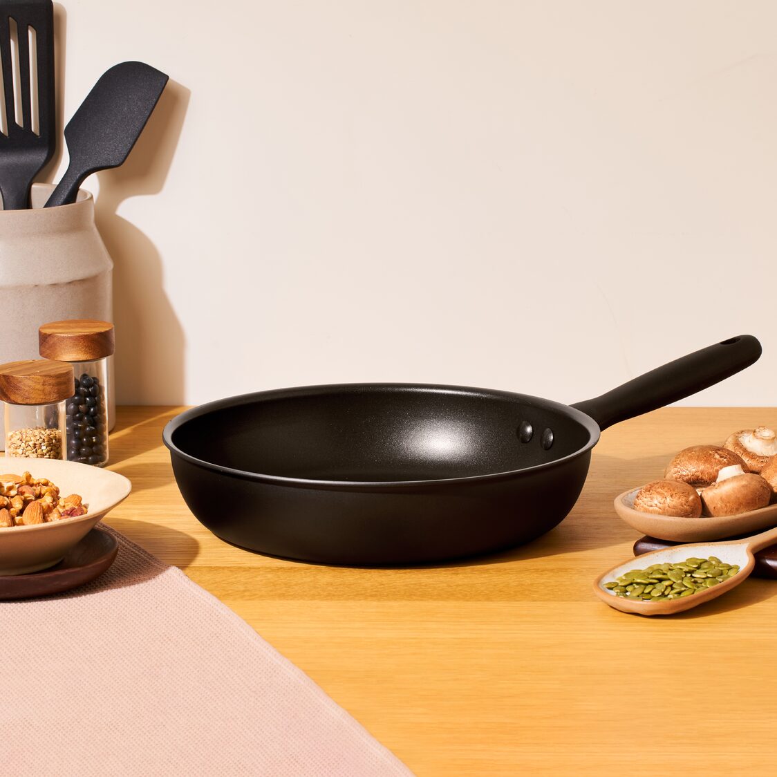 Meyer Midnight Nonstick Hard Anodized Open Frypan (Induction) - Metro Singapore Departmental Store - Celebrating 69 Years in SG