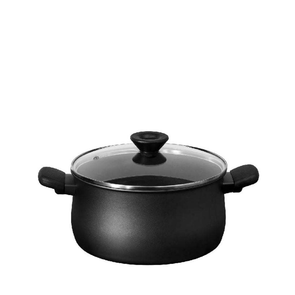 Meyer Midnight Nonstick Stockpot with Glass Lid - Metro Singapore Departmental Store - Celebrating 69 Years in SG