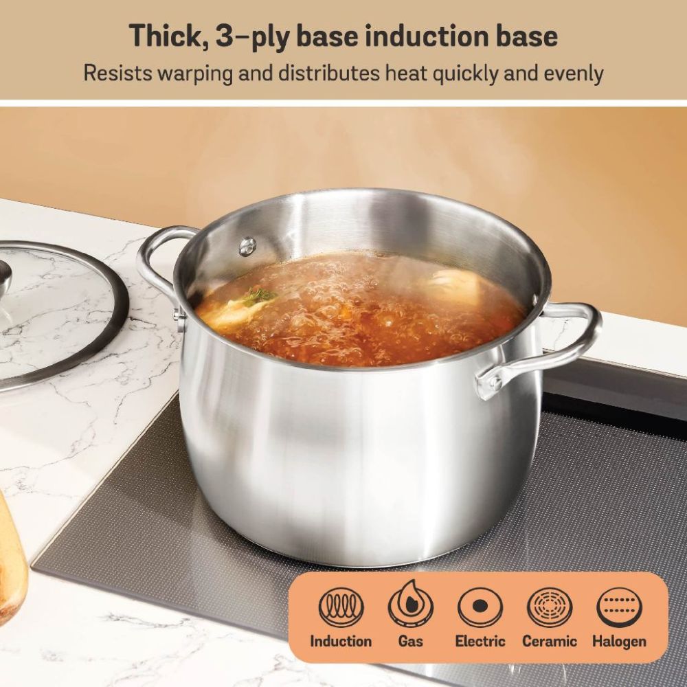 Meyer White Steel Stainless Steel 10 Piece Set 71509 - Metro Singapore Departmental Store - Celebrating 69 Years in SG