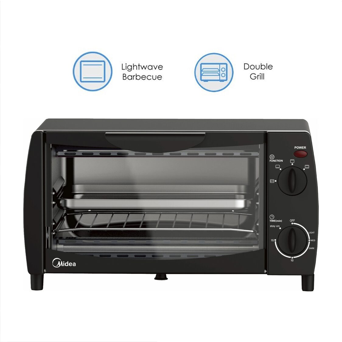 Midea 10L Electric Oven (MEO - 10BDW - BK) - Metro Singapore Departmental Store - Celebrating 69 Years in SG