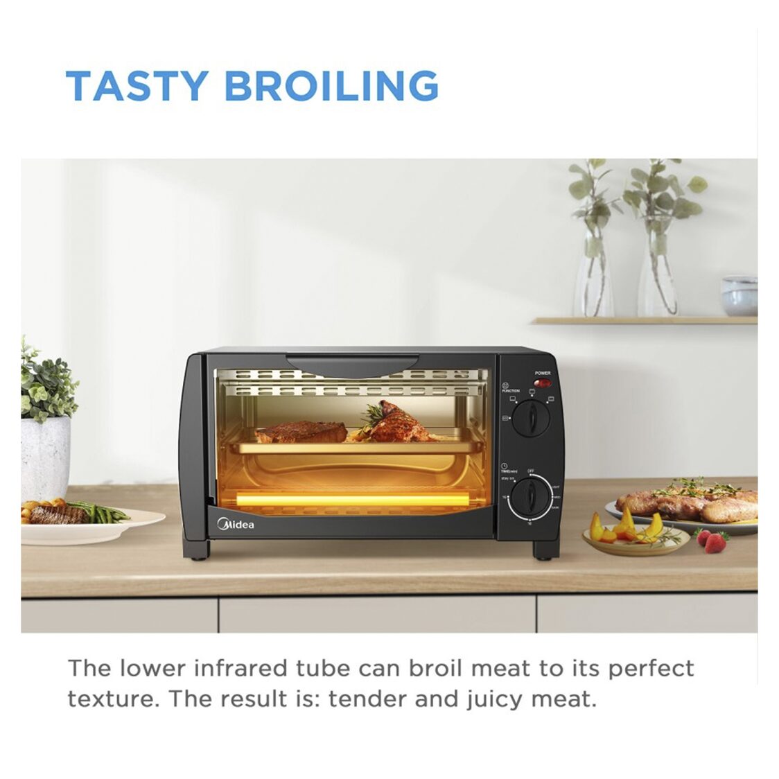Midea 10L Electric Oven (MEO - 10BDW - BK) - Metro Singapore Departmental Store - Celebrating 69 Years in SG