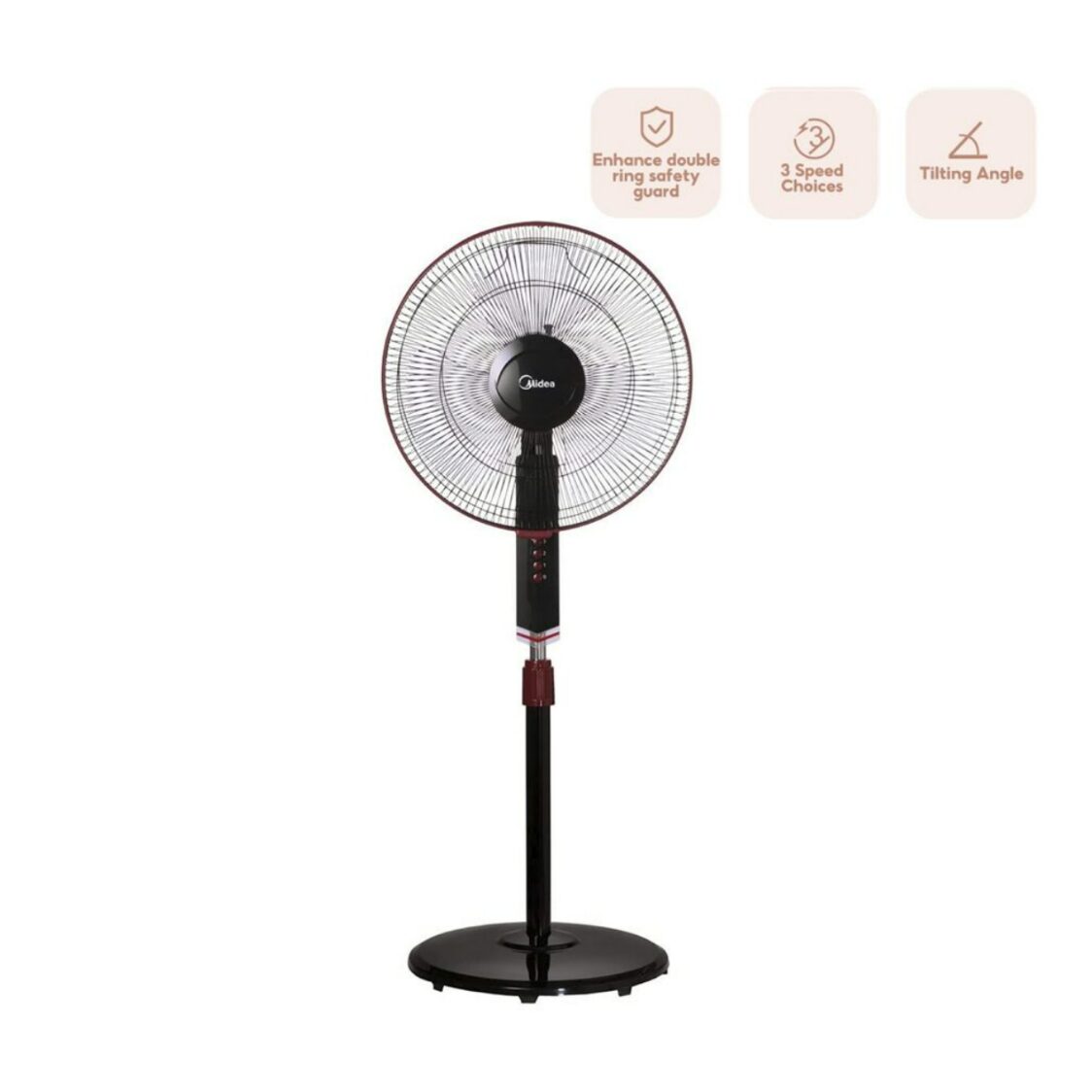Midea Stand Fan 16 Inch (MS - 608B) - Metro Singapore Departmental Store - Celebrating 69 Years in SG