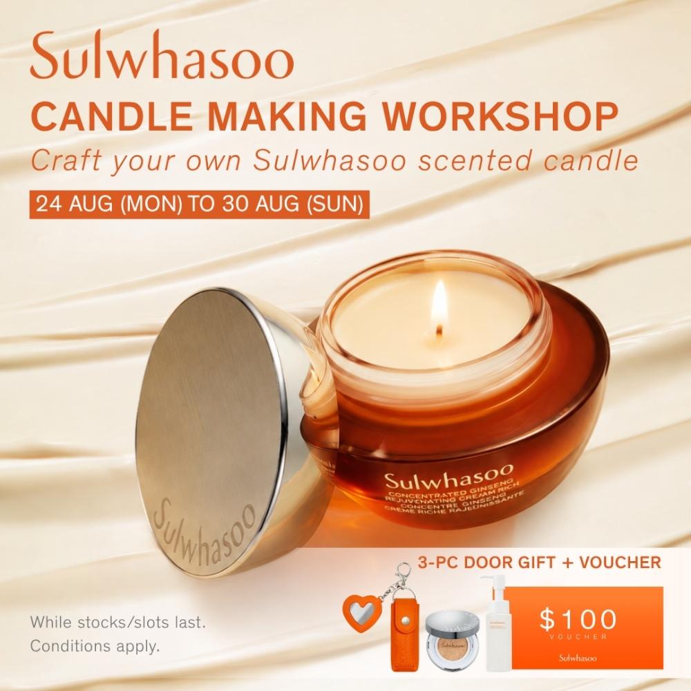 Sulwhasoo Candle Making Workshop