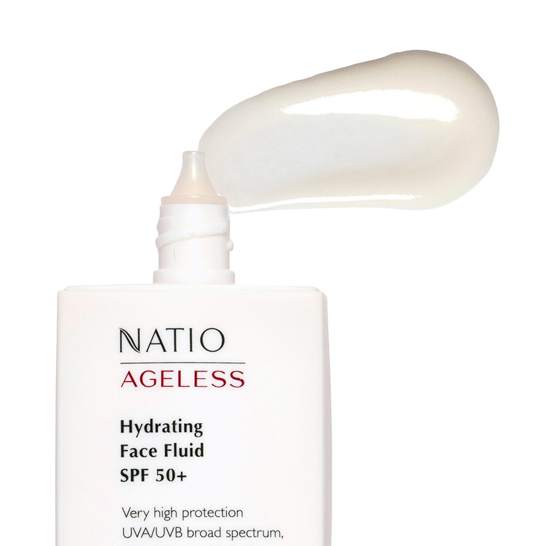 Natio Ageless Hydrating Face Fluid SPF 50+ 60ml - Metro Singapore Departmental Store - Celebrating 69 Years in SG