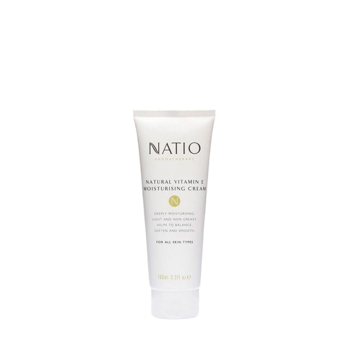 Natio Natural Vitamin E Moisturising Cream 100ml - Metro Singapore Departmental Store - Celebrating 69 Years in SG