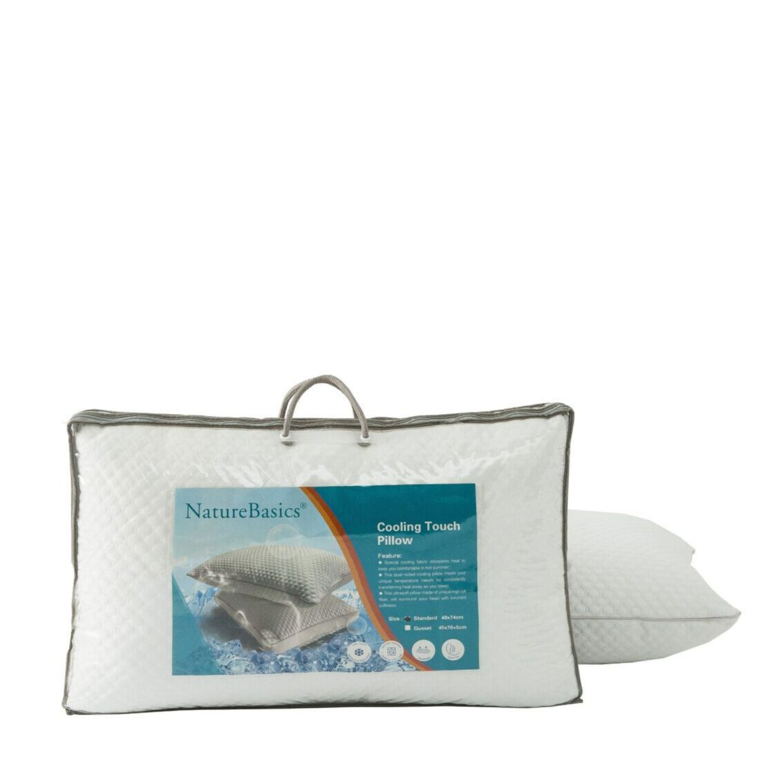 Nature Basics Cooling Touch Standard Pillow - Metro Singapore Departmental Store - Celebrating 69 Years in SG