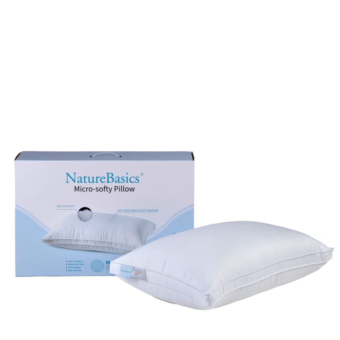 Nature Basics Micro Softy Pillow - Metro Singapore Departmental Store - Celebrating 69 Years in SG