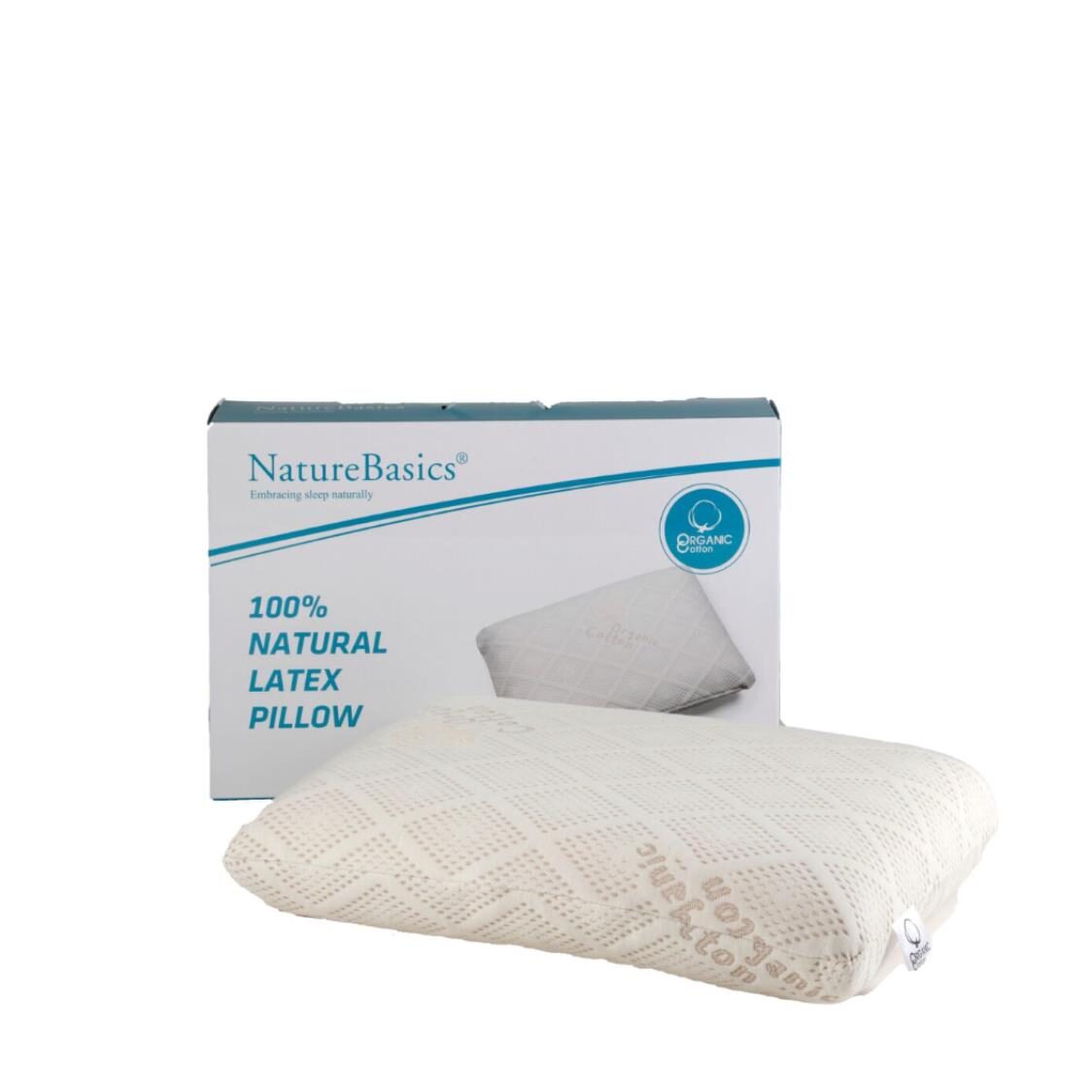 Nature Basics Organic Latex Standard Pillow - Metro Singapore Departmental Store - Celebrating 69 Years in SG