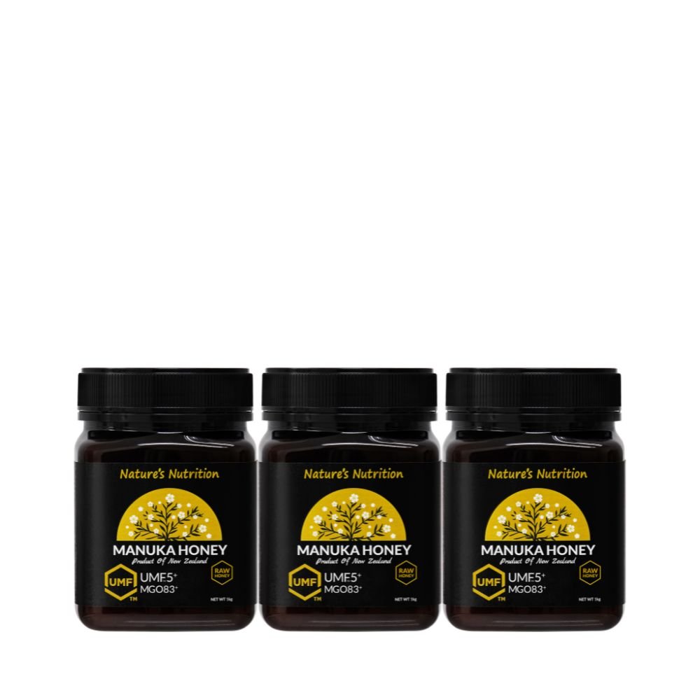 Nature’s Nutrition Manuka Honey UMF 5+ 1kg (3 Bottles) - Metro Singapore Departmental Store - Celebrating 69 Years in SG