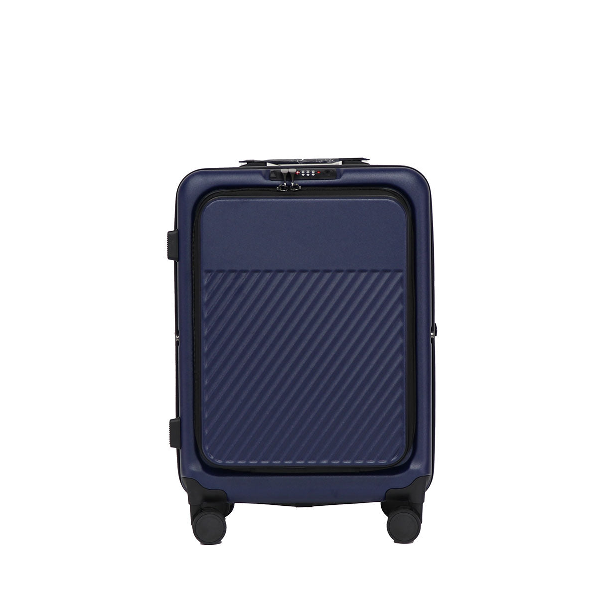 Ortem Folding & Multi-functional Front Opening Lugagge Navy 20"