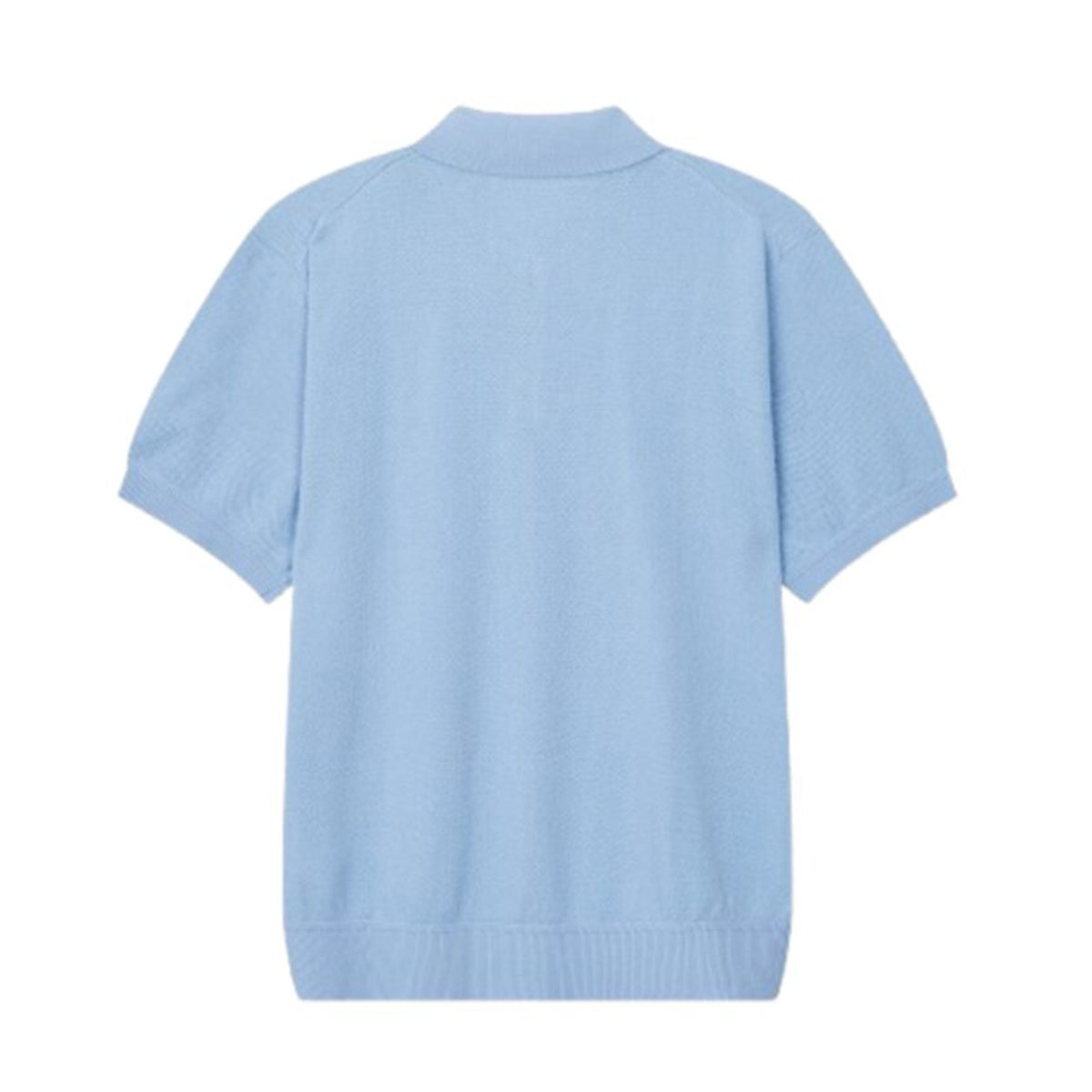 Man On The Boon Texture Relax Fit Polo Sky