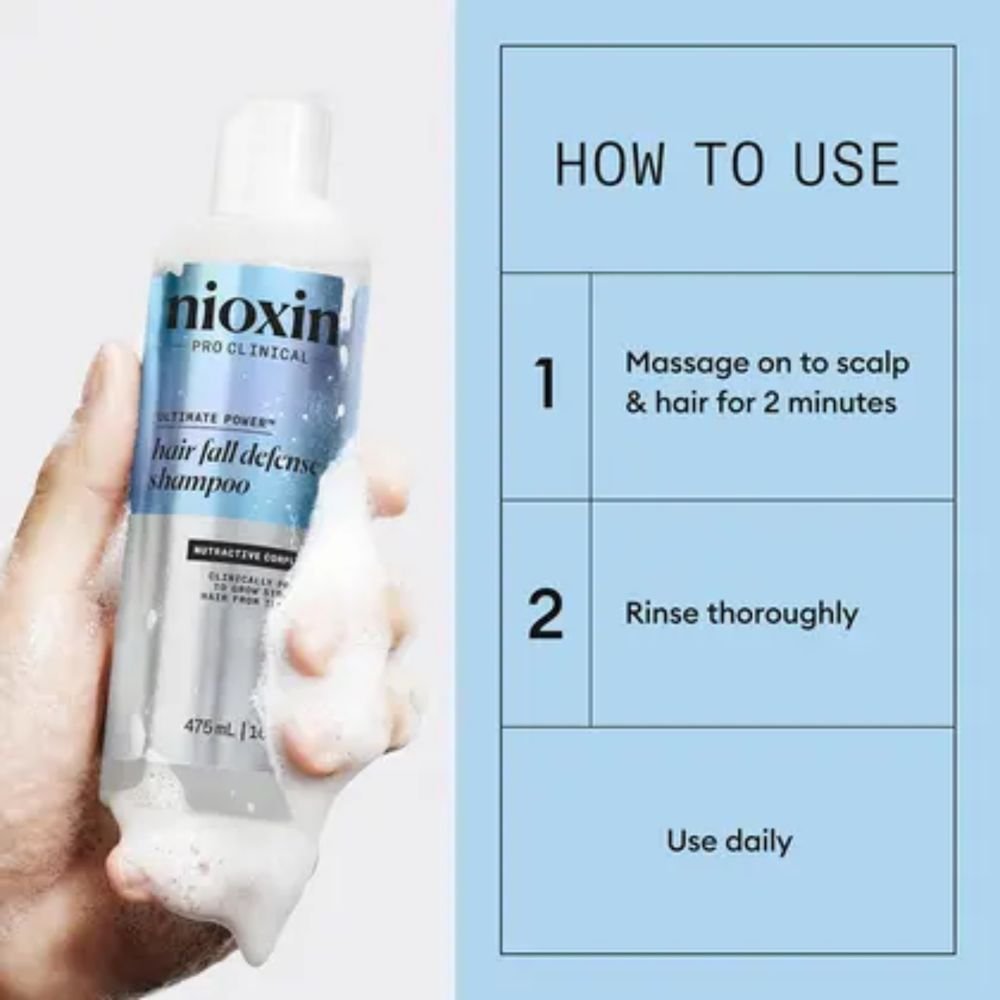 Nioxin Anti-Hair Loss Shampoo 240ml - Metro Singapore Departmental Store - Celebrating 69 Years in SG