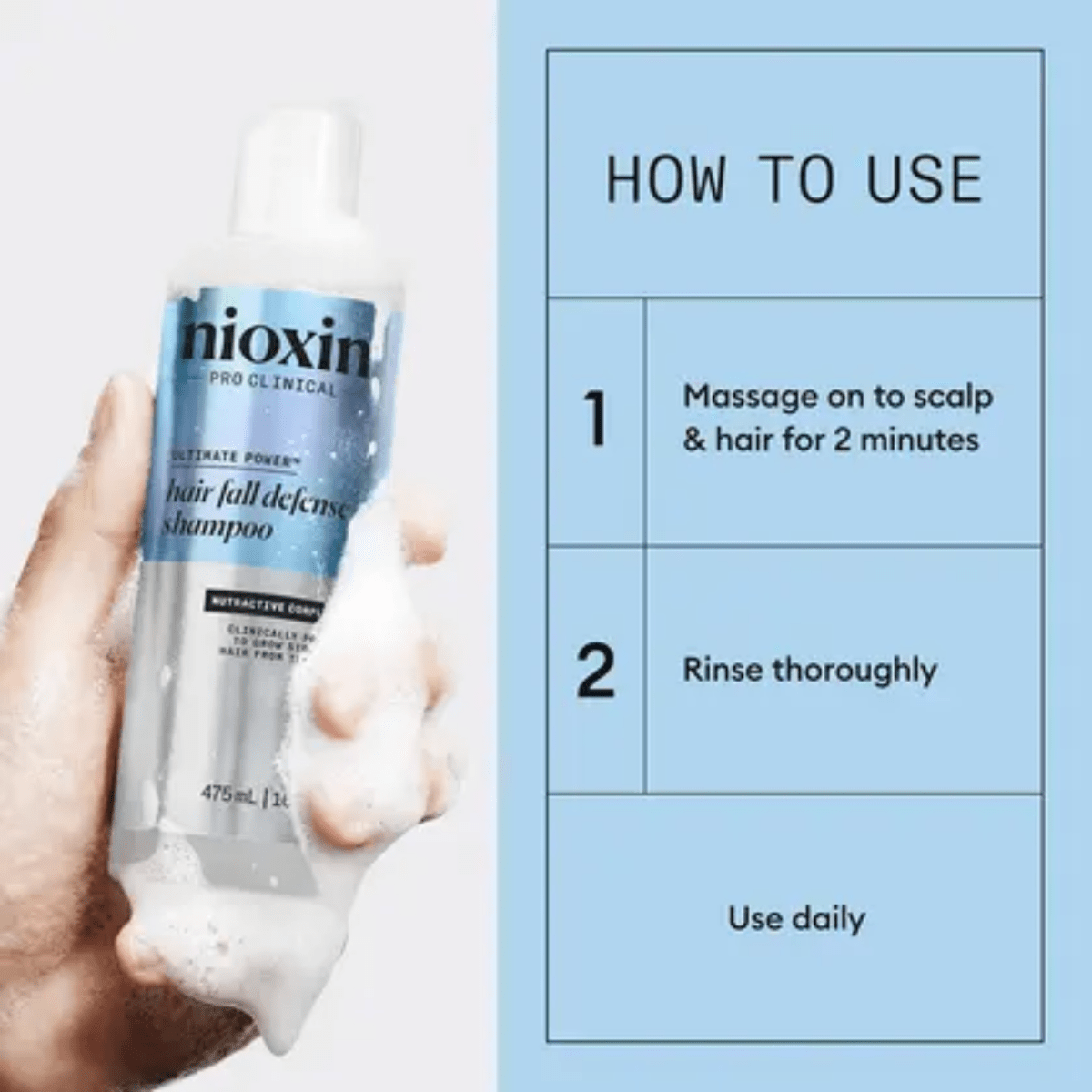Nioxin Anti - Hair Loss Shampoo 475ml - Metro Singapore Departmental Store - Celebrating 69 Years in SG