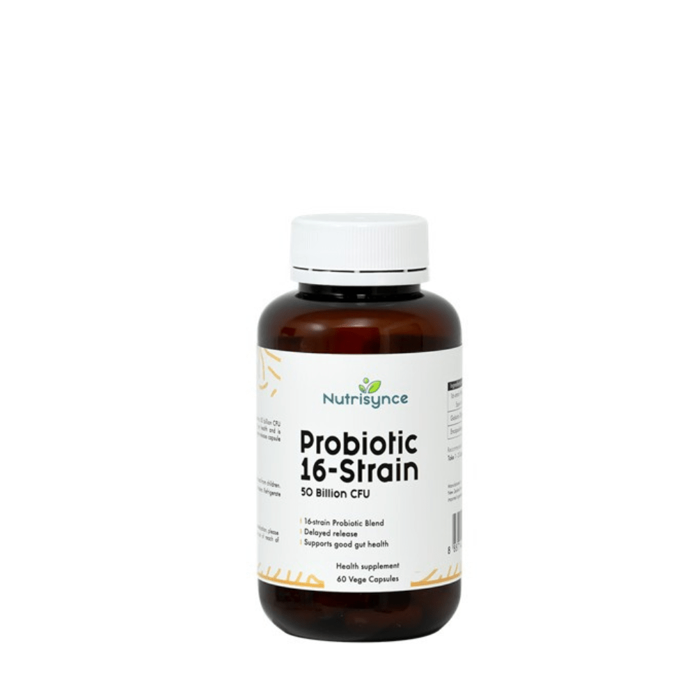 Nutrisynce Probiotics 16 Strain 60s - Metro Singapore Departmental Store - Celebrating 69 Years in SG