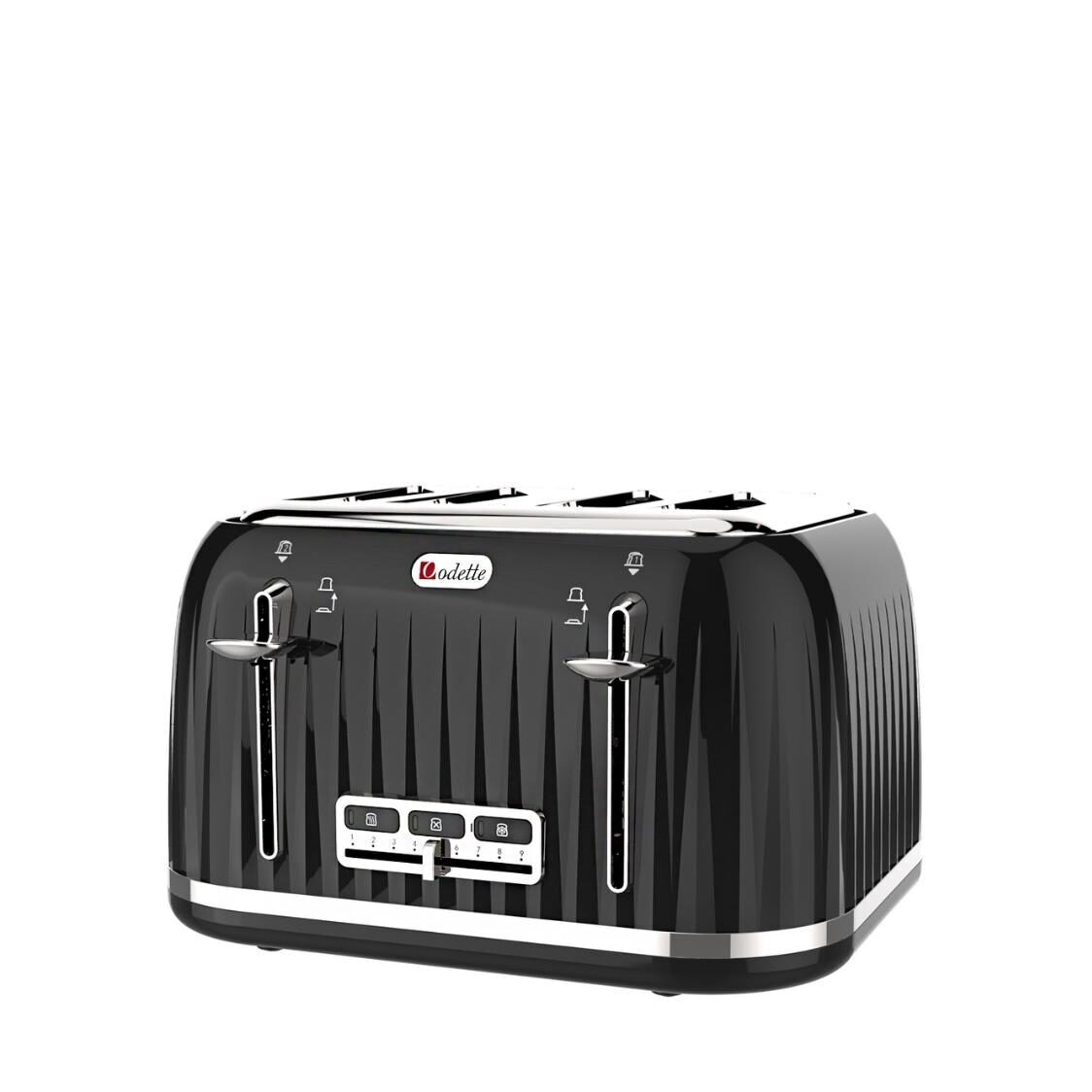 Odette 4 Slice Retro Design Toaster T382D - Metro Singapore Departmental Store - Celebrating 69 Years in SG