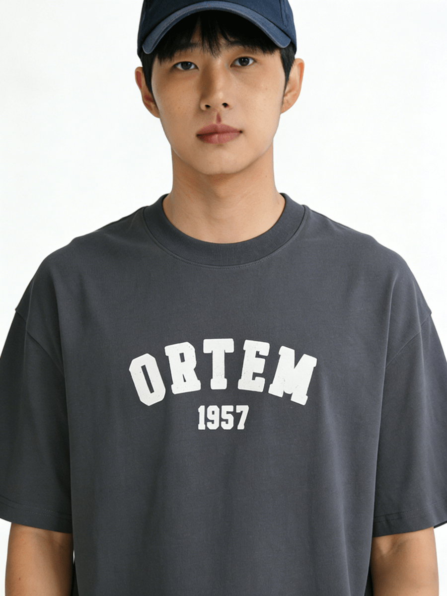 Ortem Logo Patch Oversized T-Shirt - Metro Singapore Departmental Store - Celebrating 69 Years in SG