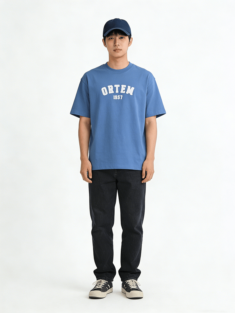 Ortem Logo Patch Oversized T-Shirt - Metro Singapore Departmental Store - Celebrating 69 Years in SG