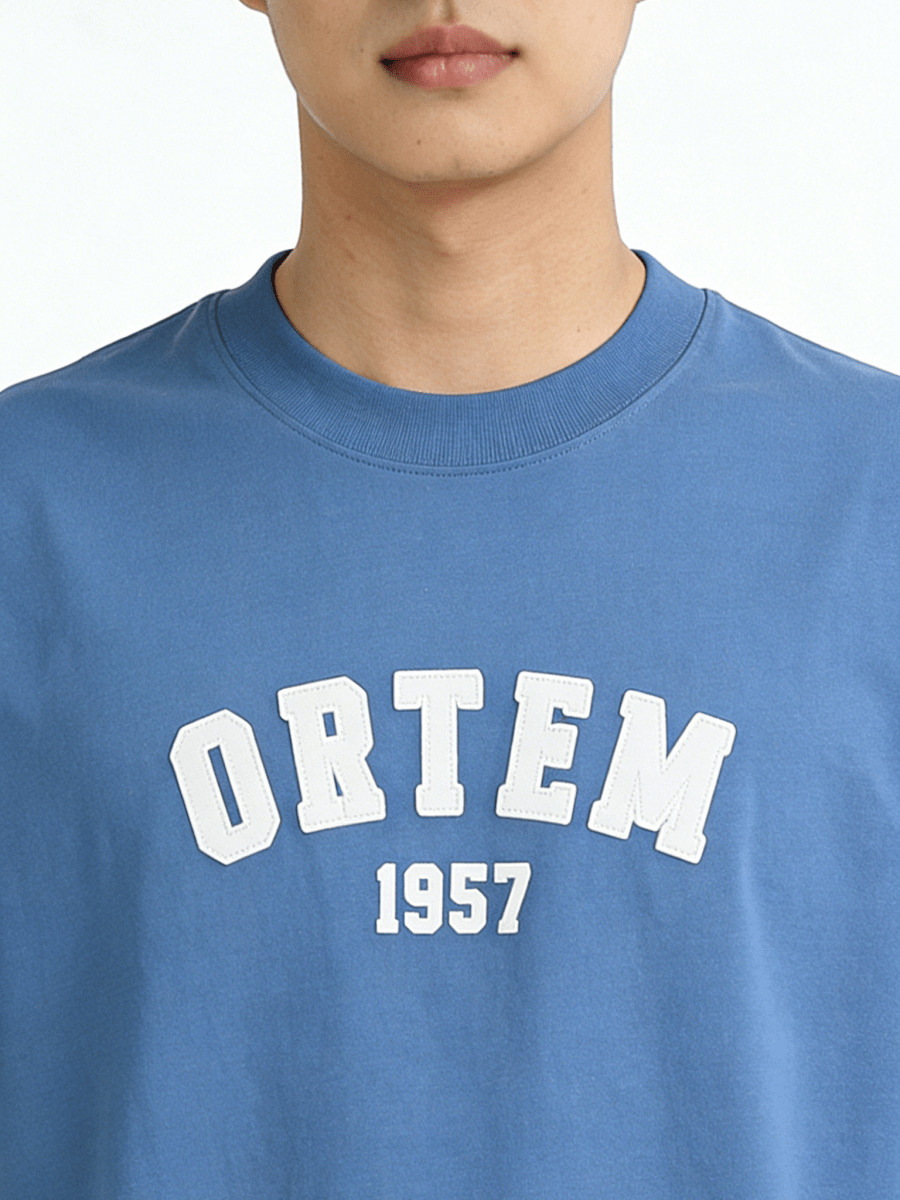 Ortem Logo Patch Oversized T-Shirt - Metro Singapore Departmental Store - Celebrating 69 Years in SG