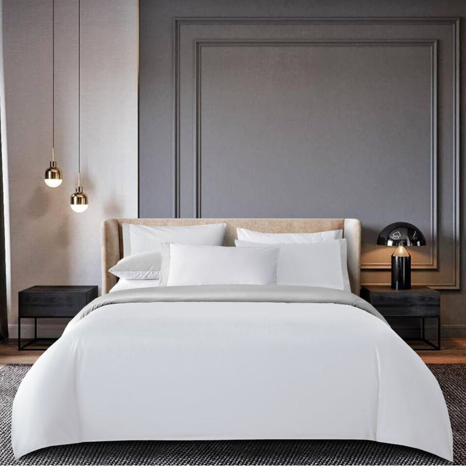Penthouse Living Cassio Bedset - White Silver - Metro Singapore Departmental Store - Celebrating 69 Years in SG