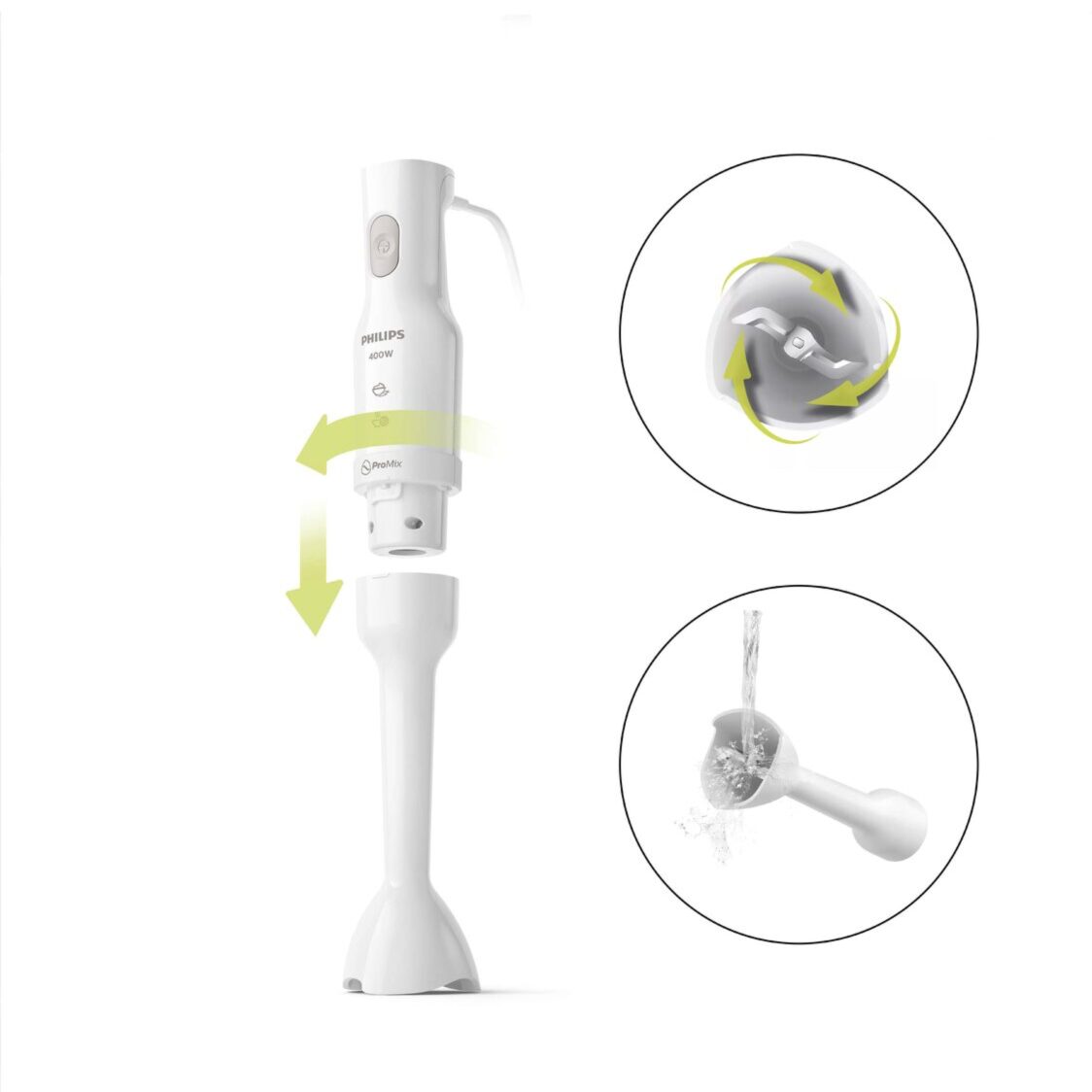 Philips 3000 Series 400W ProMix Hand Blender (HR2520/01) - Metro Singapore Departmental Store - Celebrating 69 Years in SG